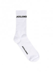 Jack & Jones 5-Pak Tennissokker Logo White